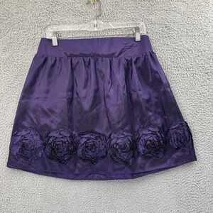 Vintage Y2K Iz Byer Rosette Skirt Coquette Whimsigoth Fairy Witchy Women Large